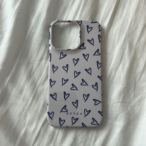 BURGA iphone 13 pro case. Love me right. “Snap” style case. NEVER WORN.